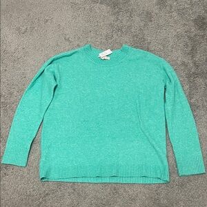 LOFT Turquoise Knit Top